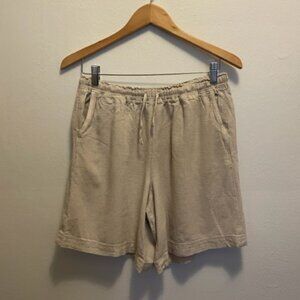 Splendid Maui shorts in natural color viscose linen blend
